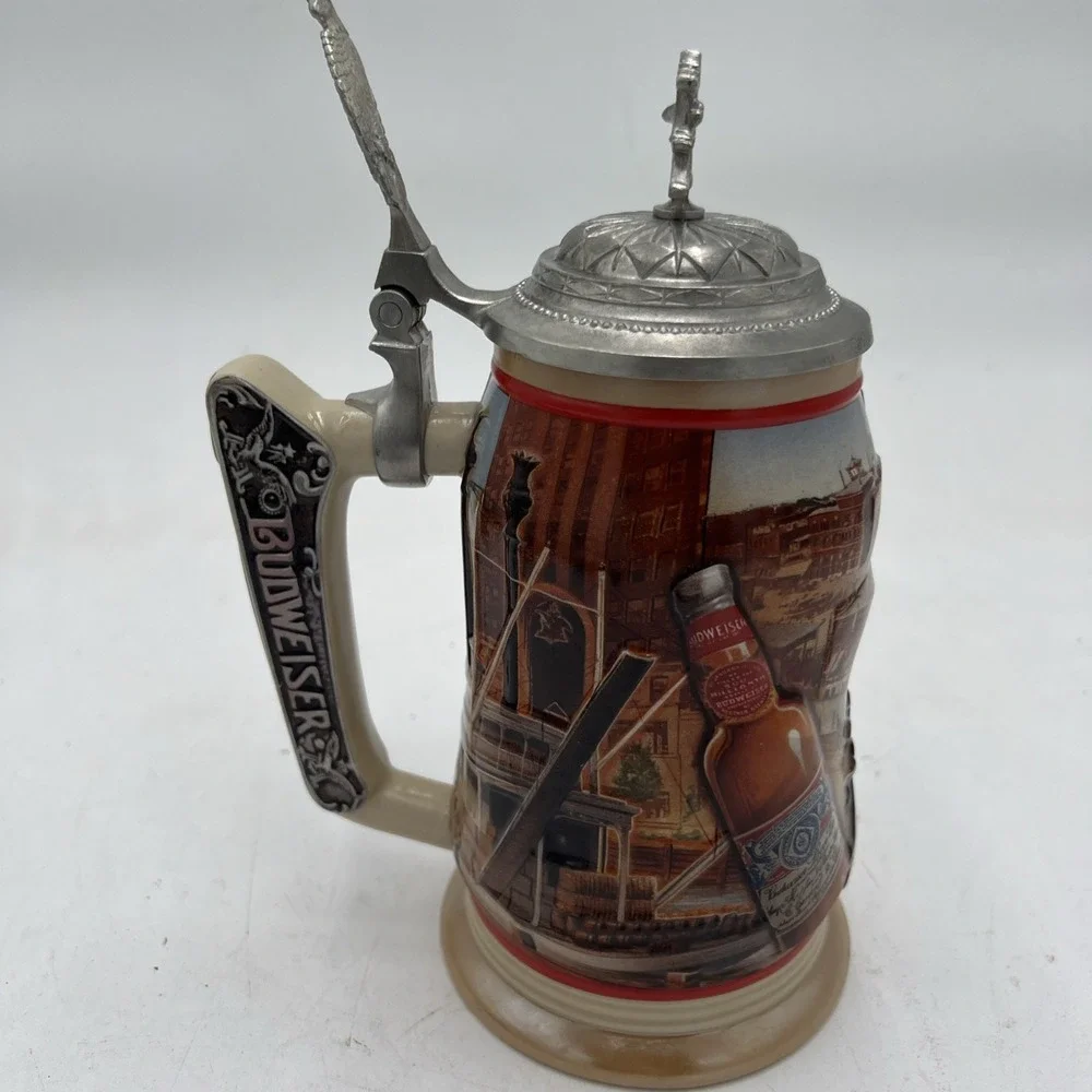 1999 Anheuser Busch Membership Stein Golden Age of Brewing CB10 Lid